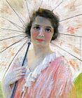 Lady with a Parasol by Robert Reid